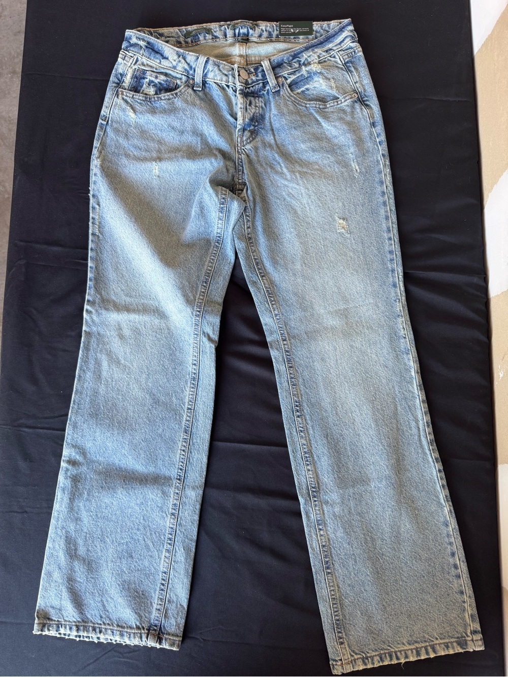 Wild Fable Low Rise Bootcut Jeans Distressed Light Wash EasyRigid Size 6